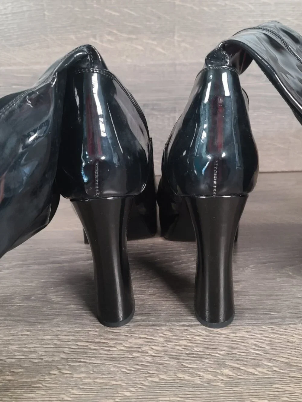 Pleaser Black Knee High Electra 2000Z Boots Size 16M
